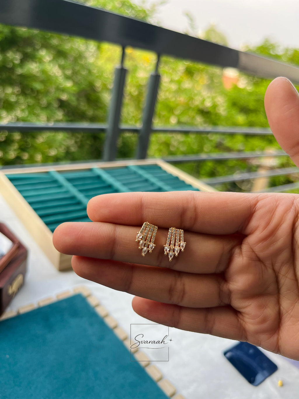 Gilded Prism Studs