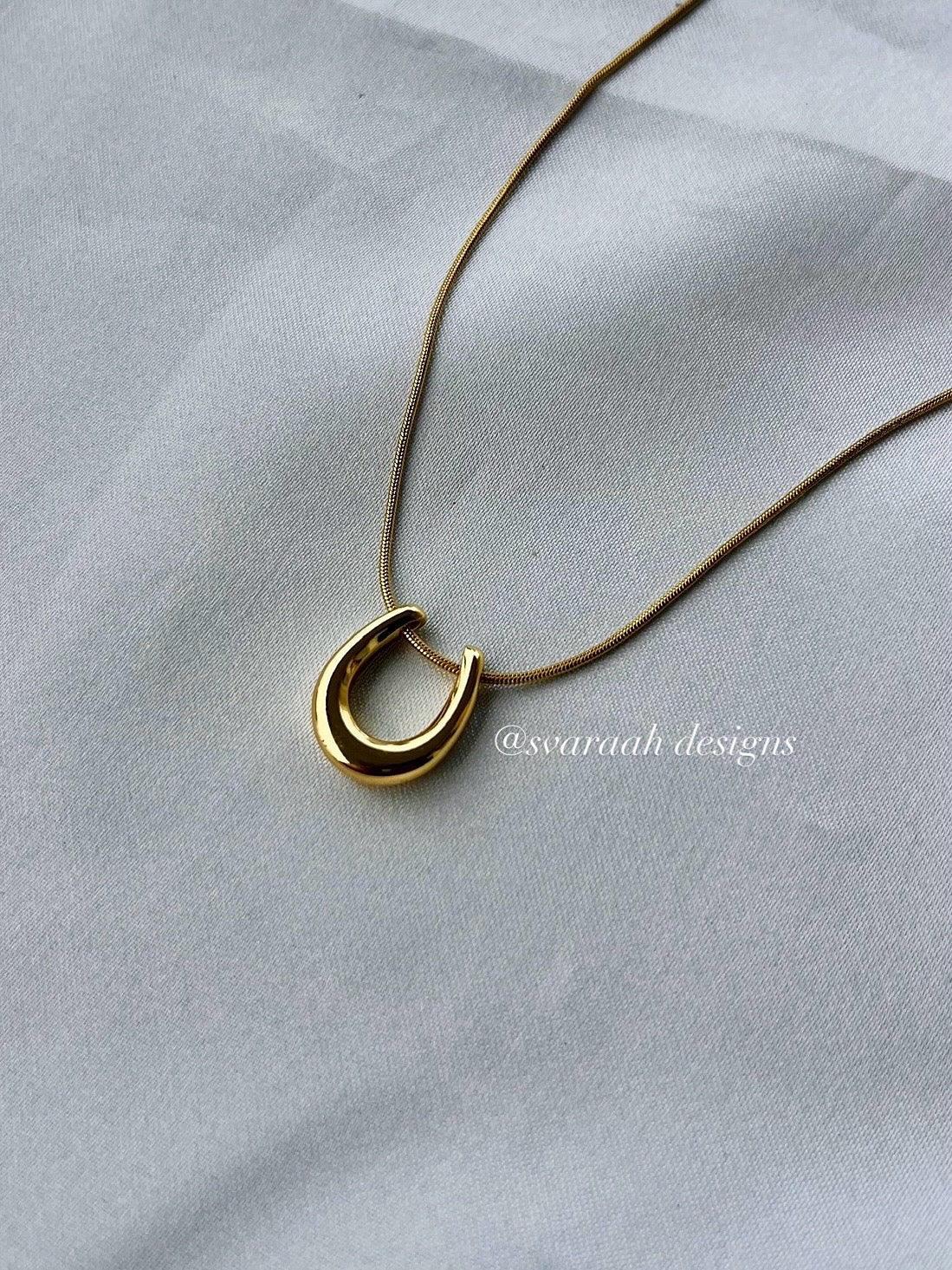 Golden Arc Necklace