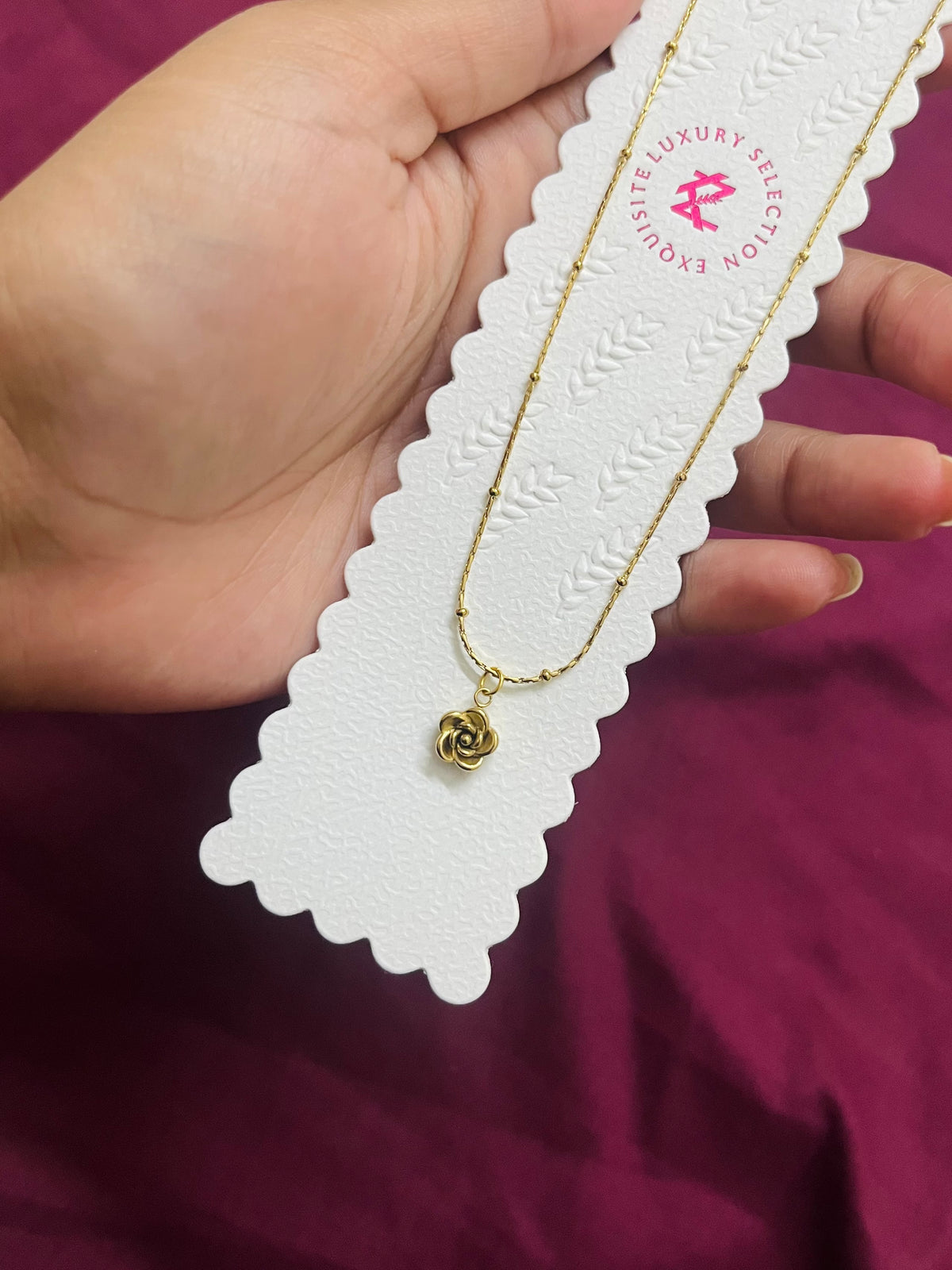 French Bloom Beaded Chain