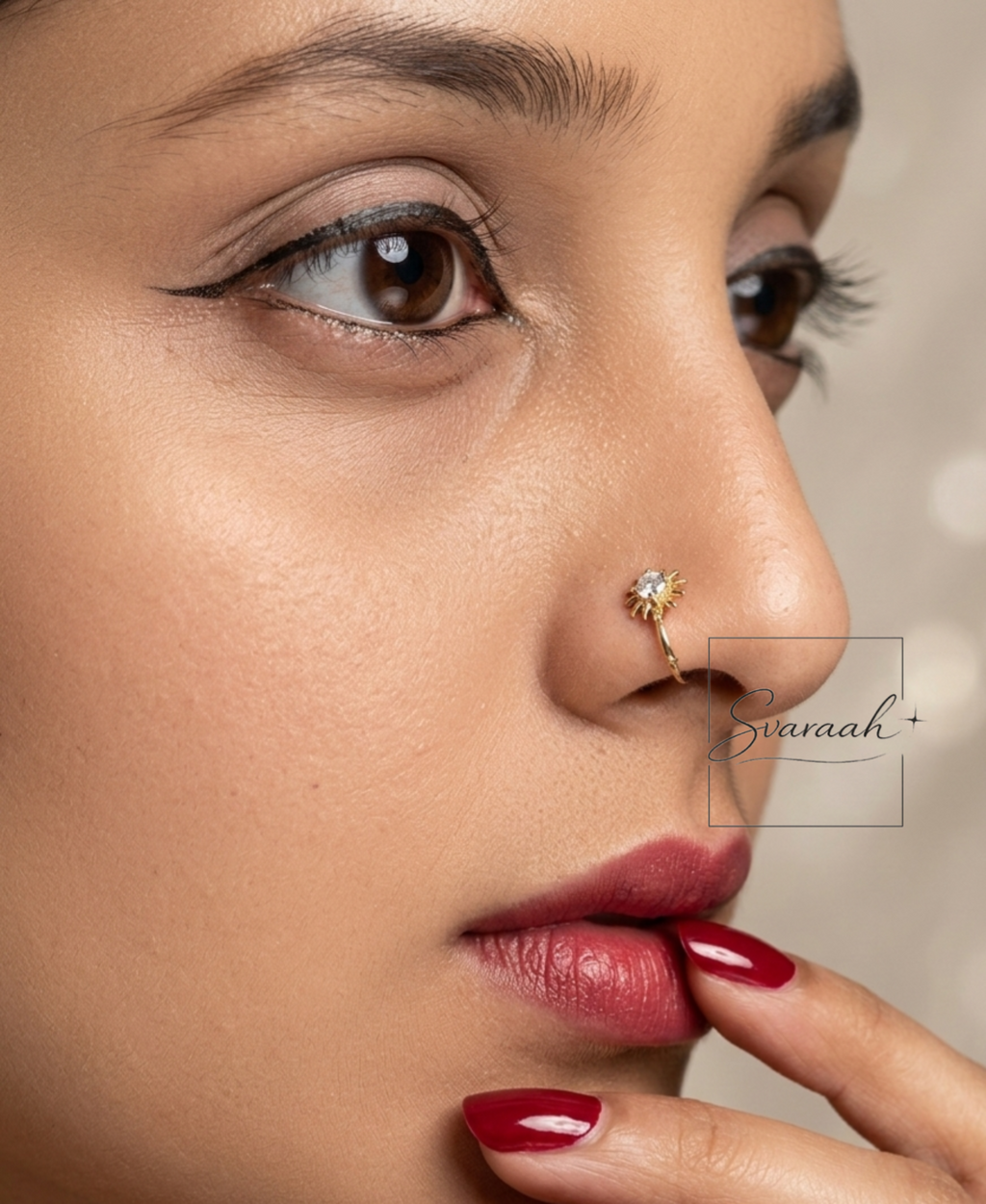 SunDrop Nose Pin