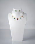 Multicolour Square Charm Chain