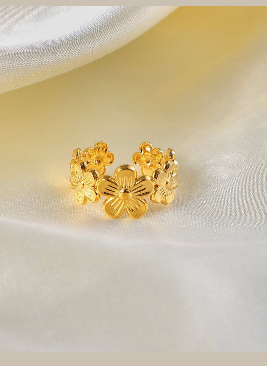 Blossom Aura Adjustable Ring