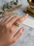 Golden Hug Ring
