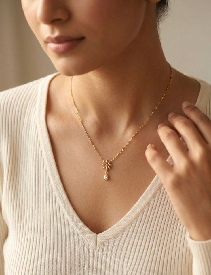 Flower Drop Chain