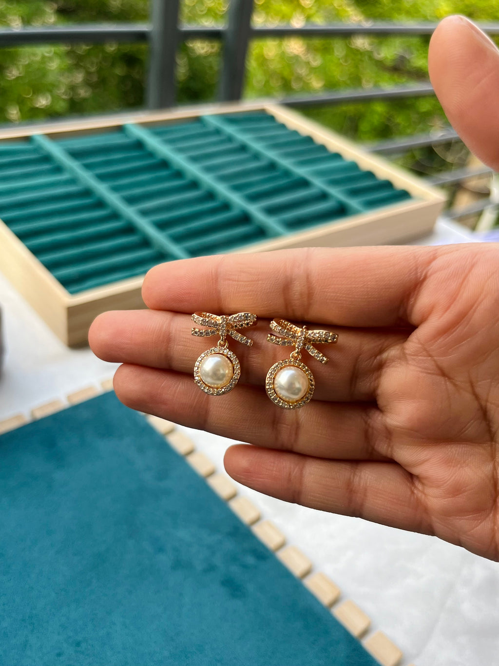 Moonlit Ribbon Earrings