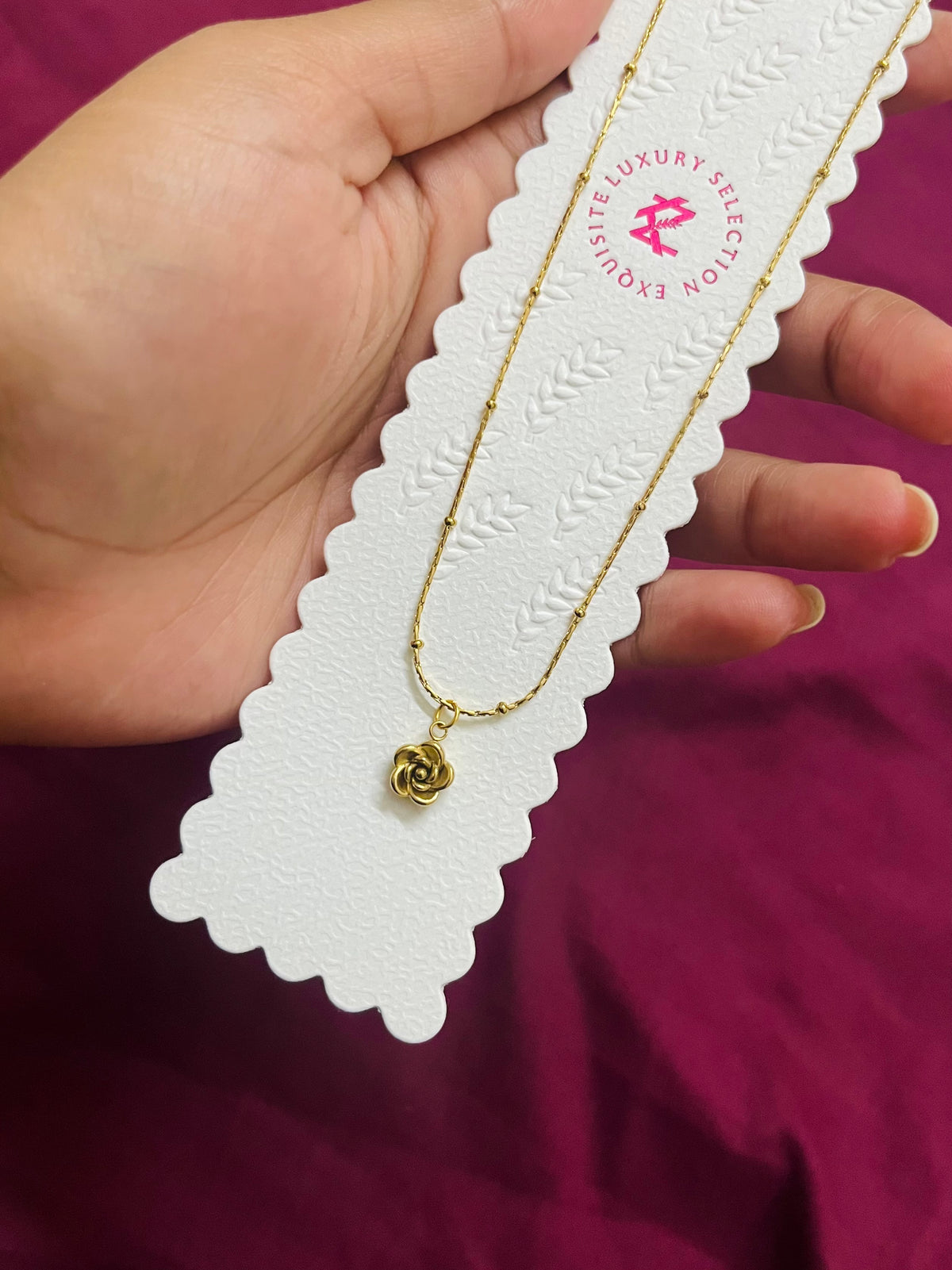 French Bloom Beaded Chain