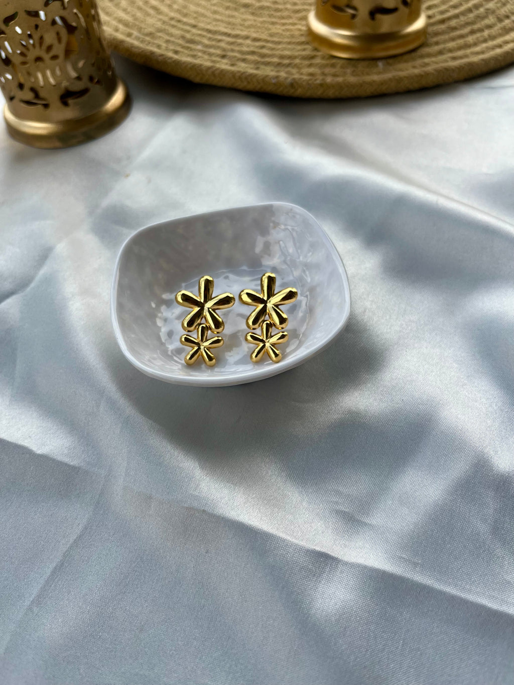 Double Bloom Earrings