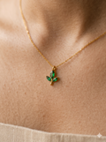 Green Tulip Neck Chain