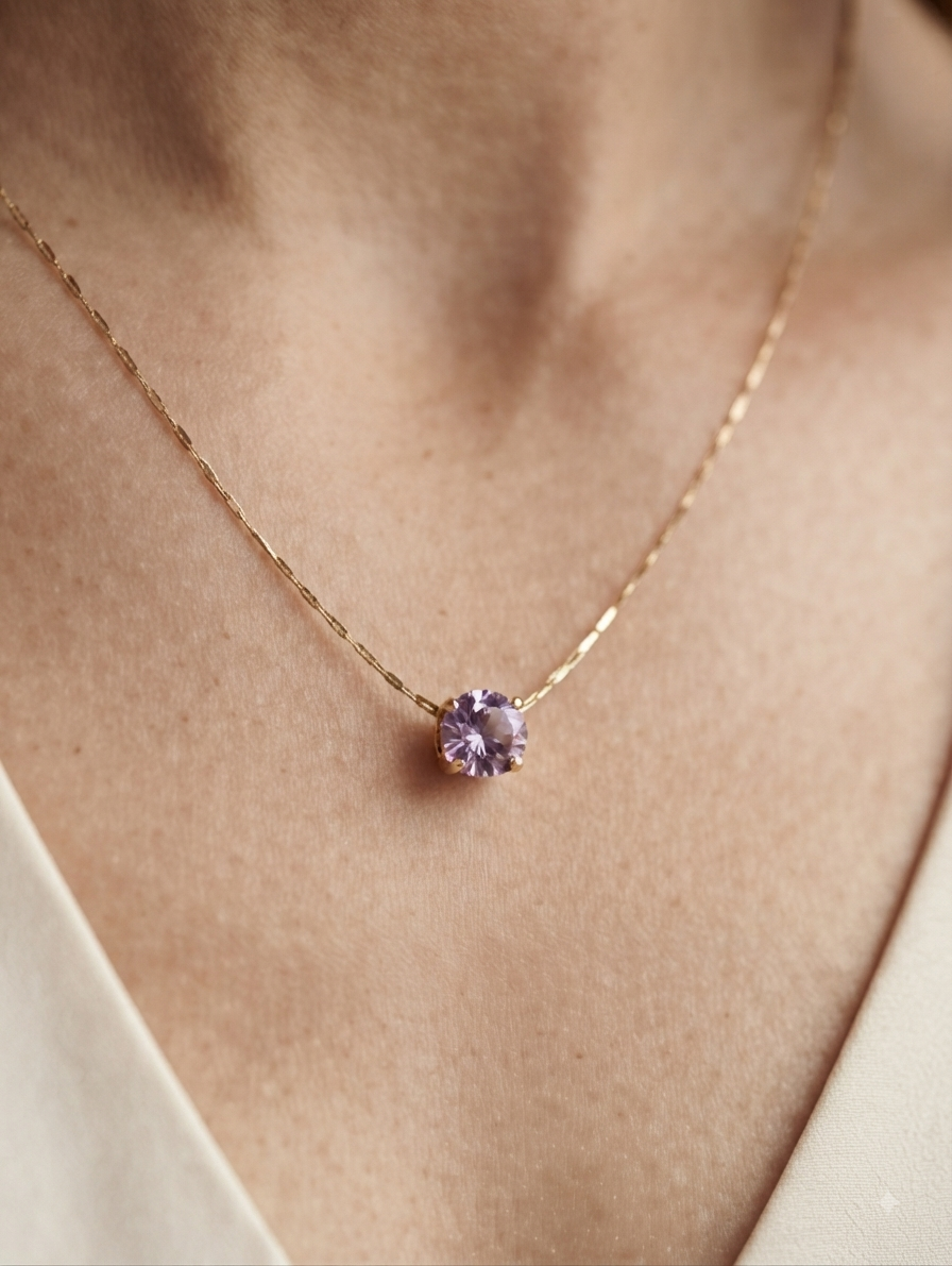 Pink Solitaire Chain
