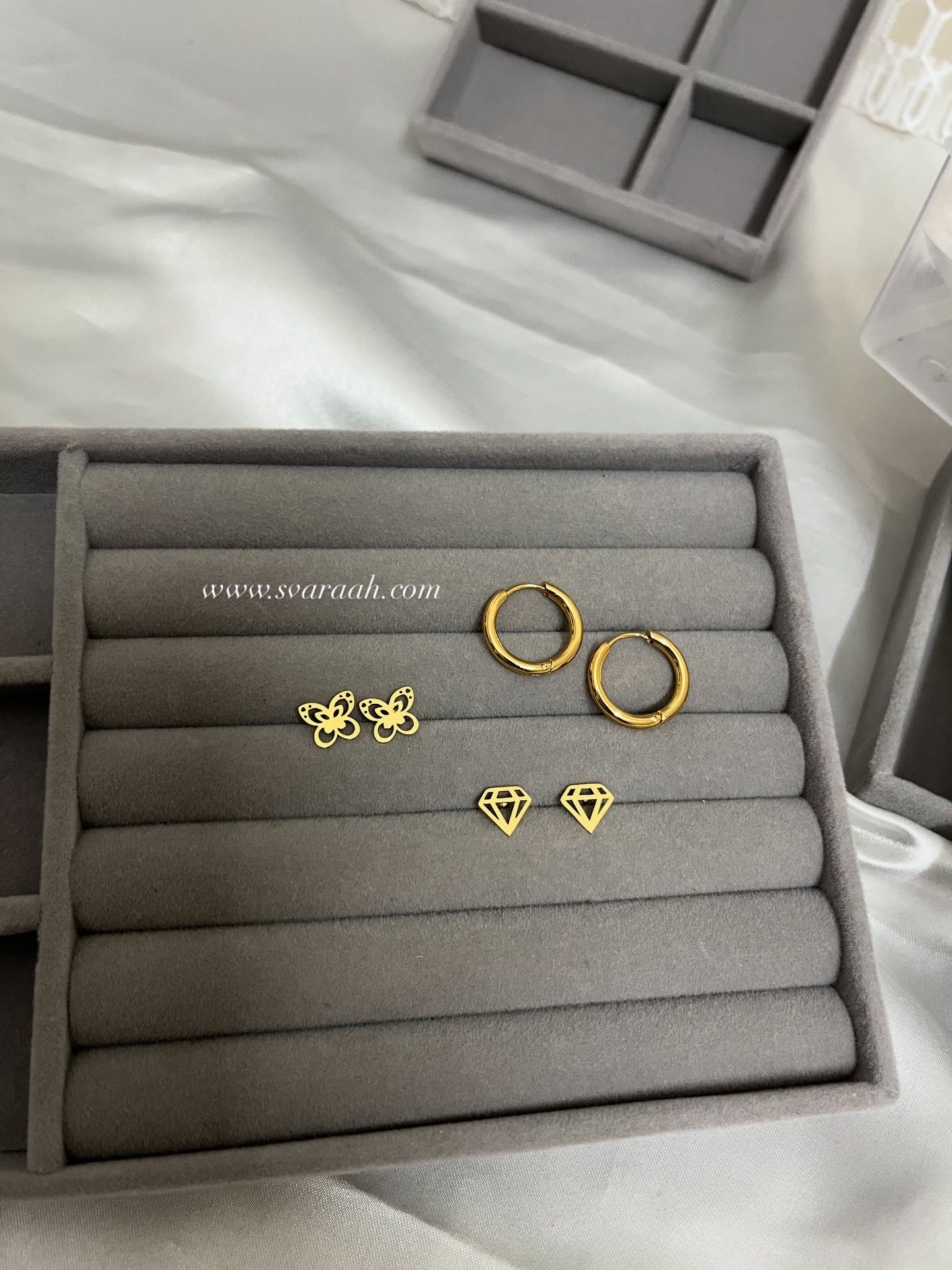 Star Diamond Hoop Set