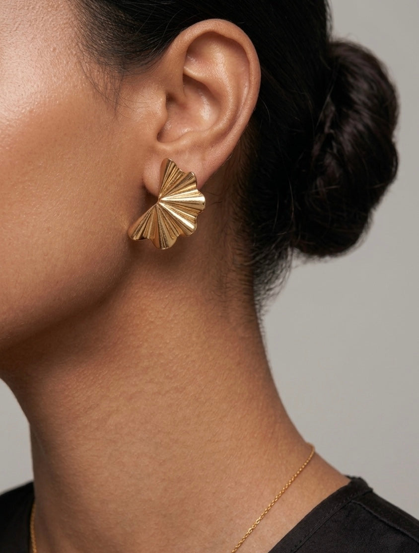 Pleated Muse Earrings