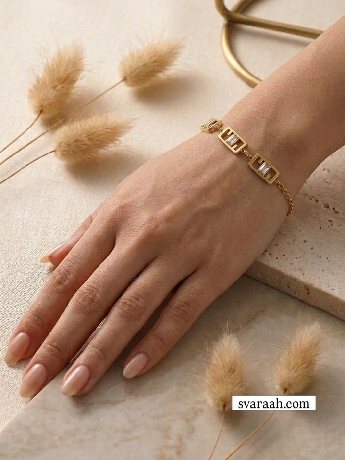 Golden frame Bracelet