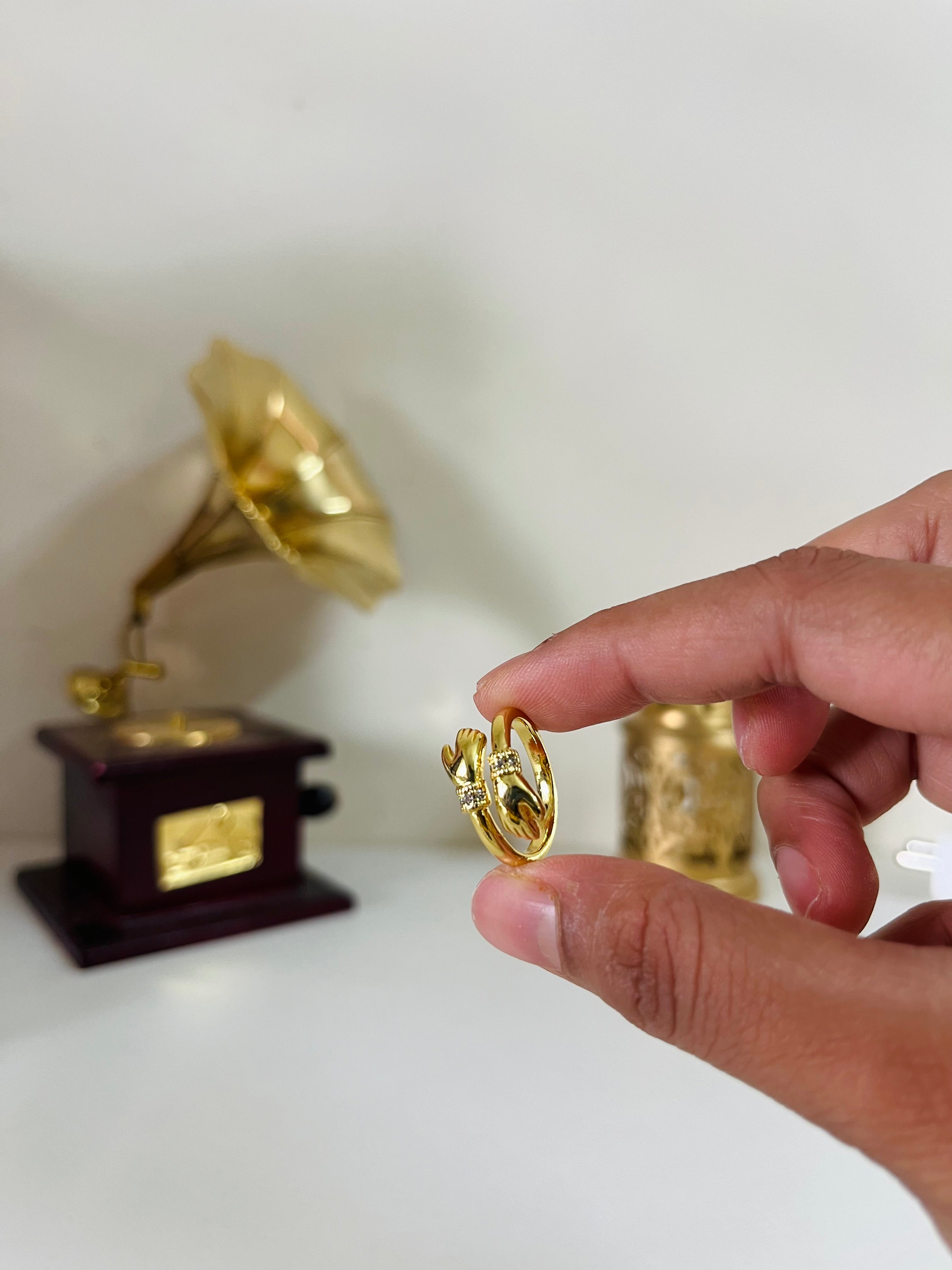 Golden Hug Ring