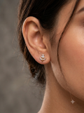 White Tulip Earrings