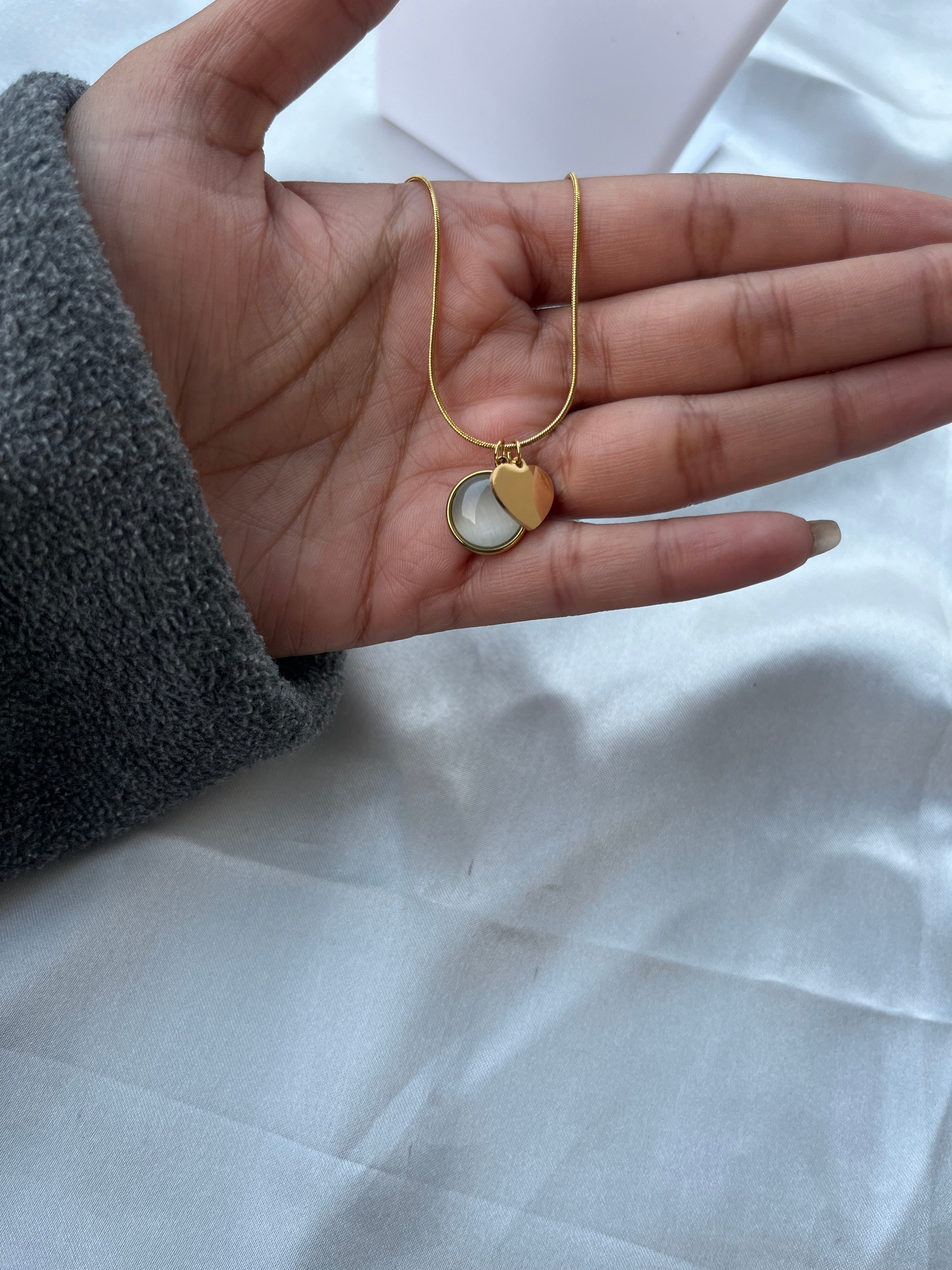 Moonlit Heart Pendant