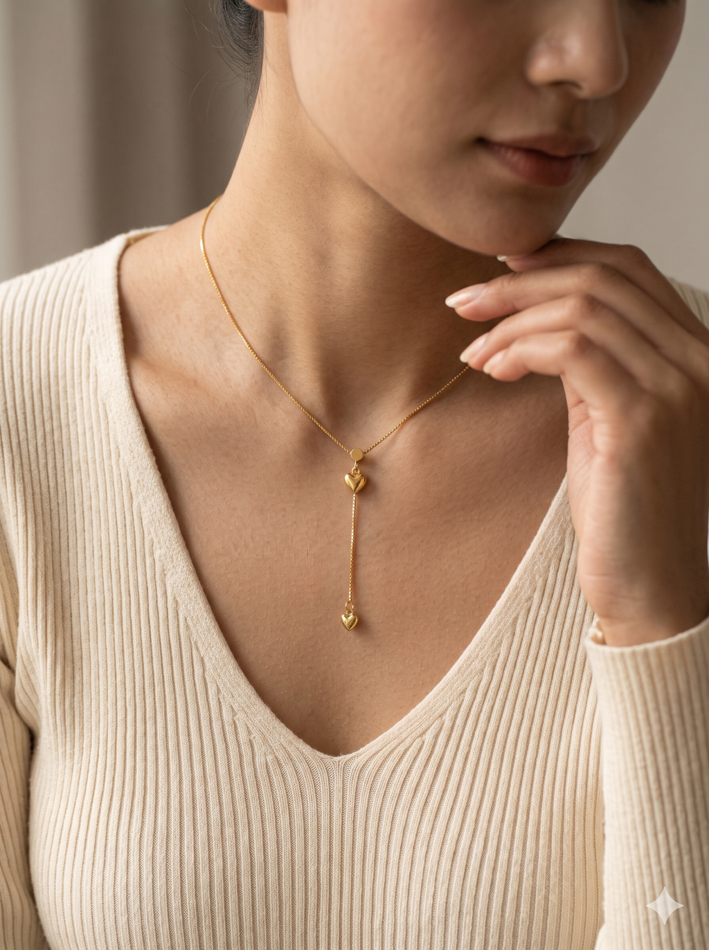 Heart Drop Chain - CH01