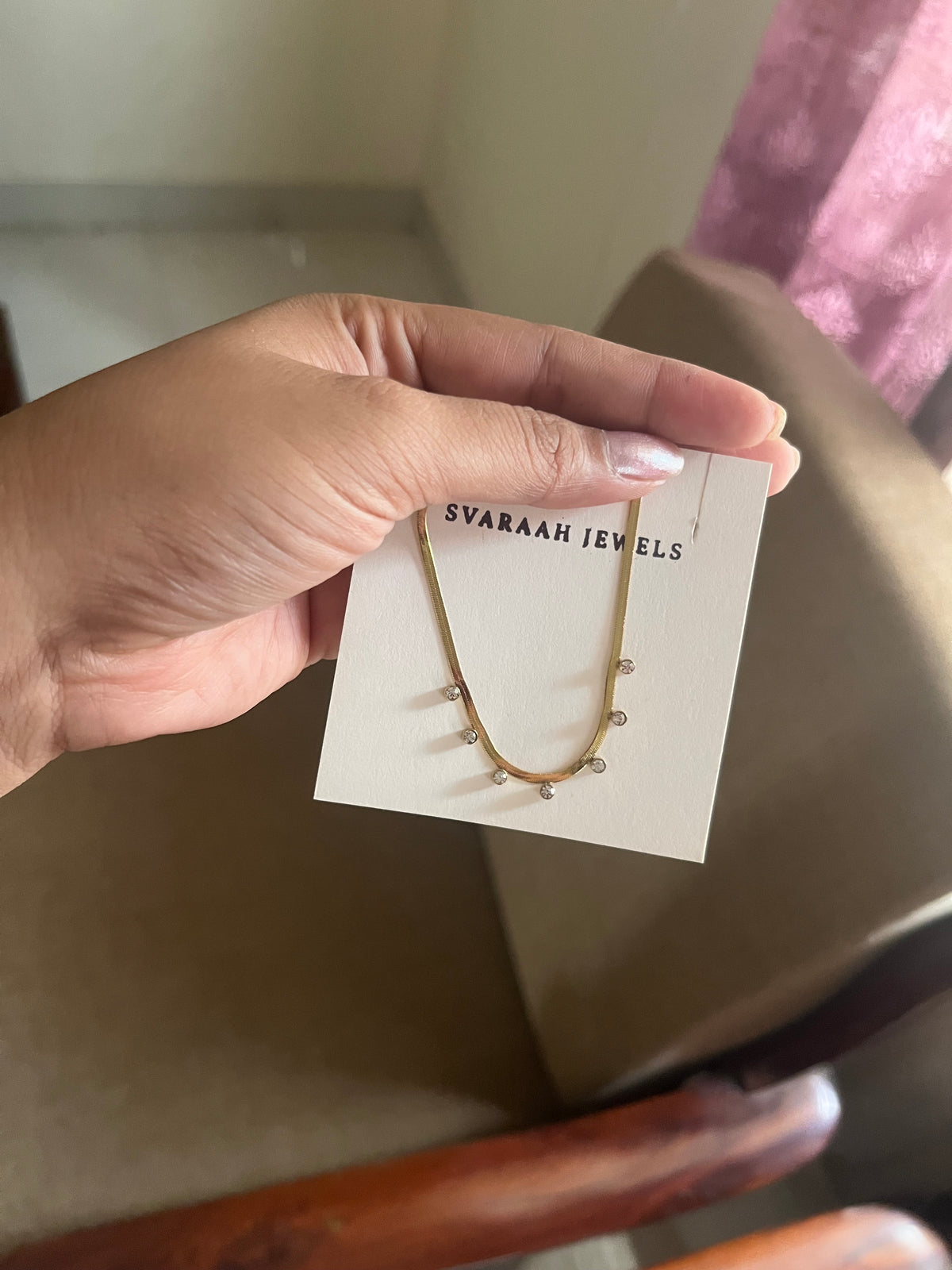 Bezel Drop Chain