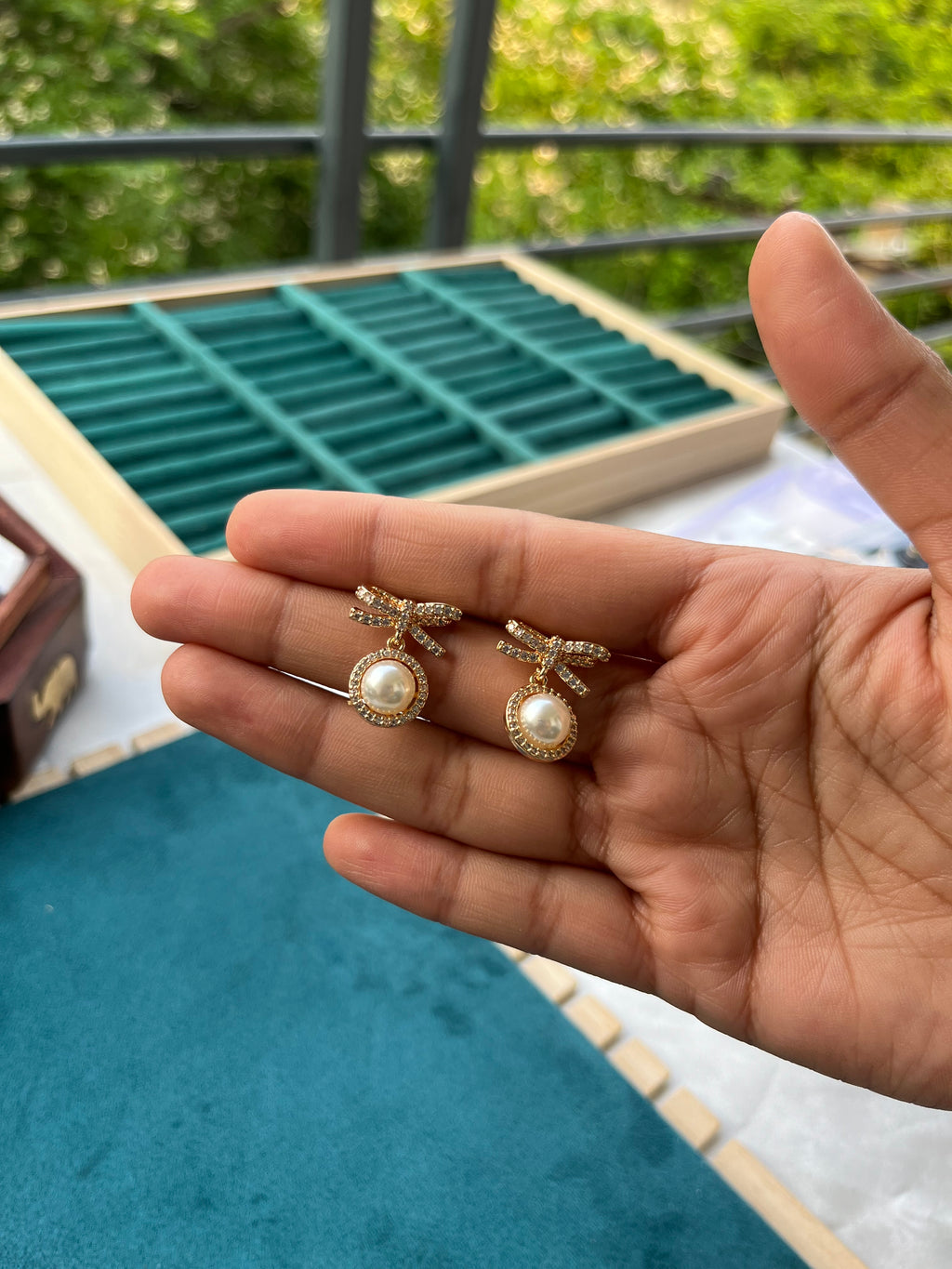 Moonlit Ribbon Earrings