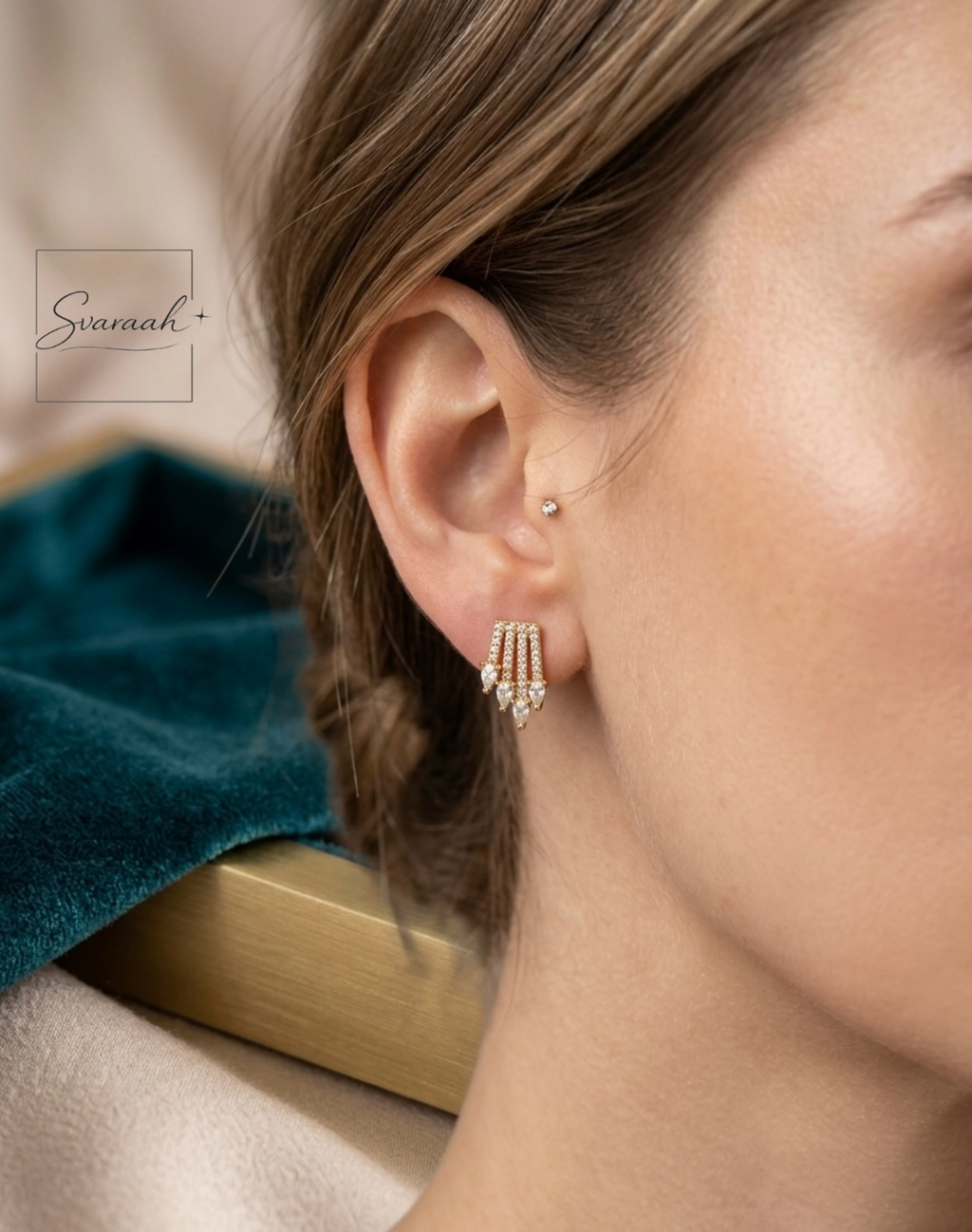 Gilded Prism Studs