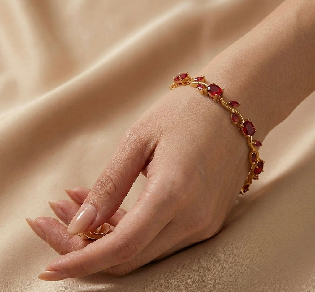 Red Tulip Bracelet
