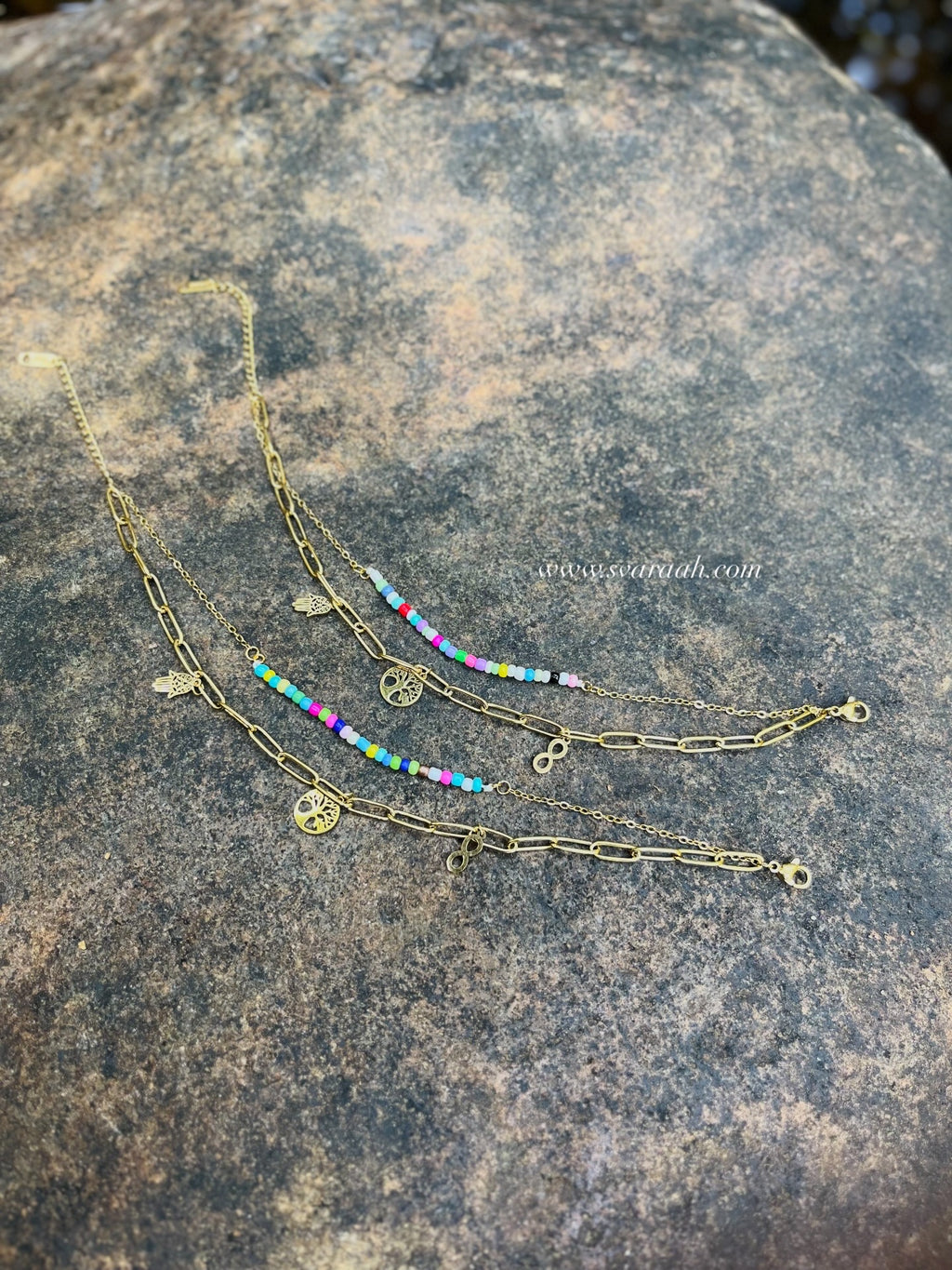 Colour Bloom Anklets
