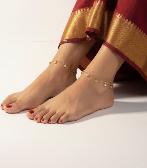 Aura Drop Anklets