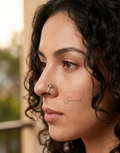 Golden EyeLure Nose Pin