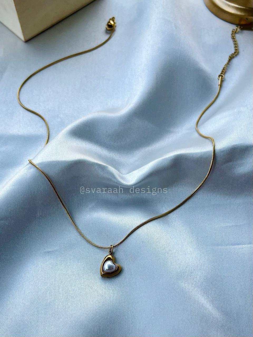 Heart Pearl Chain